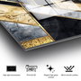Wallity Pintura decorativa de vidrio templado Multicolor 70 x 100 cm